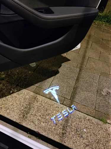 Midnight Glow, Tesla Projector Doors Lights customer photo