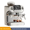 15bar Italian Electric Espresso Coffee Maker Pump Pressure Semi-automatic Milk Foam Grinding Integrated Coffee Machine Grinder 6
