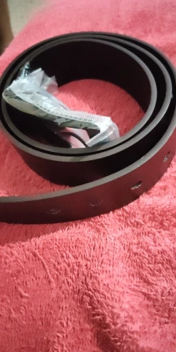 MIDNIGHT SOVEREIGN™ – Black Buckle Genuine Leather Belt photo review