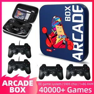 Arcade Box - Game Retrô 33.000 Jogos 4K + 2 Controles e Bolsa de Brind