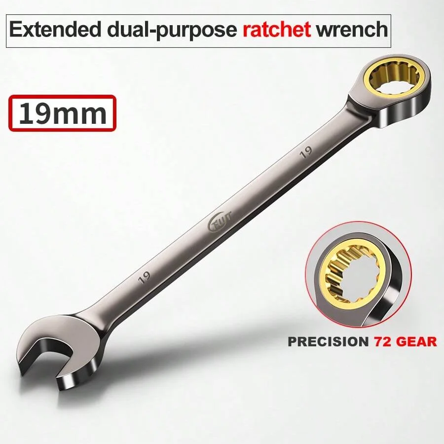 Versatile Dual-Use Ratchet Wrench (6-32mm) for Universal Maintenance Tasks