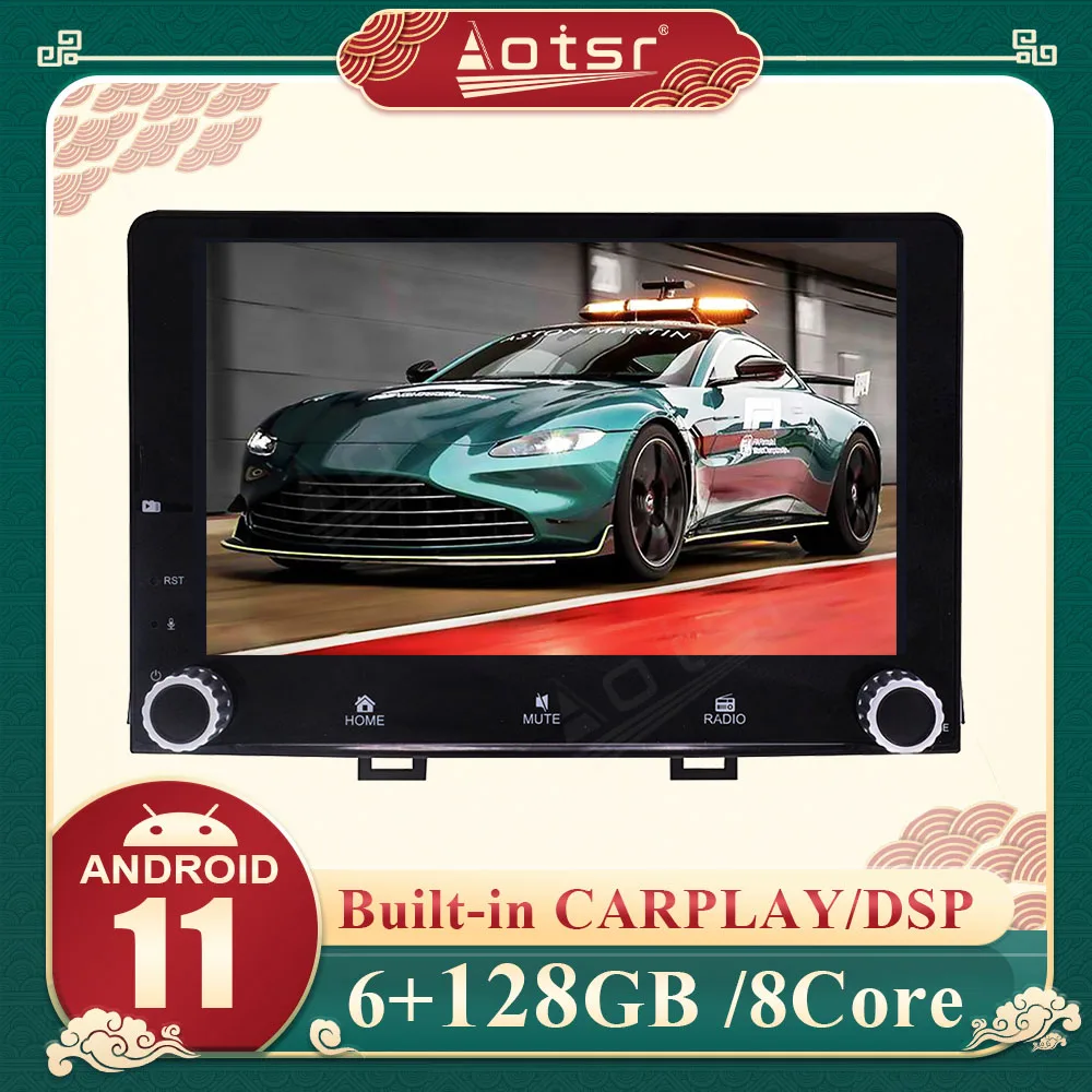 

2 din PX6 Audio Android 11.0 Auto Radio For KIA Rio 2017-2019 Car Video WiFi CARPLAY Multimedia Player Car GPS Stereo Head Unit