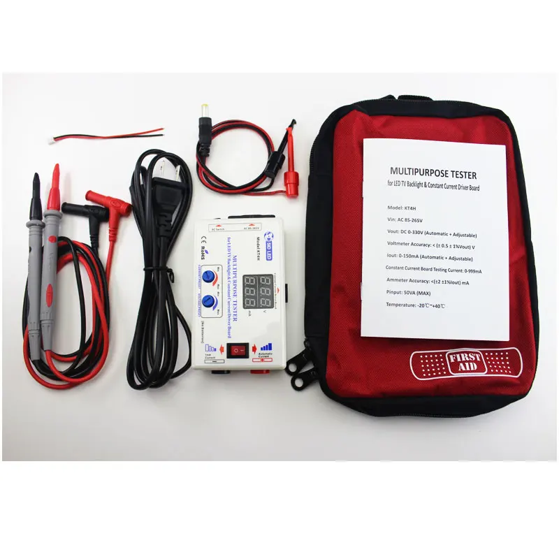 0-330V TV LED Backlight Tester Voltage Current Adjustable Smart-Fit Manual Constant Current Driver LED LCD TV Screen Lamp Bead 6