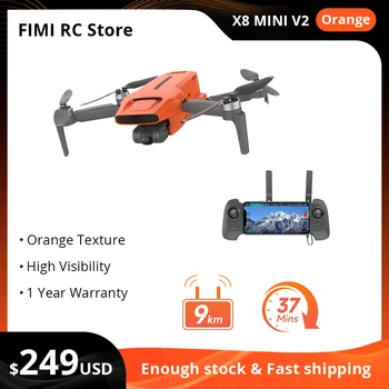 FIMI X8 MINI V2 드론, 4k 전문 3 축 짐벌 카메라, 9km 범위 250g 클래스 초경량 디자인 미니 드론, 2023 FIMI RC 스토어