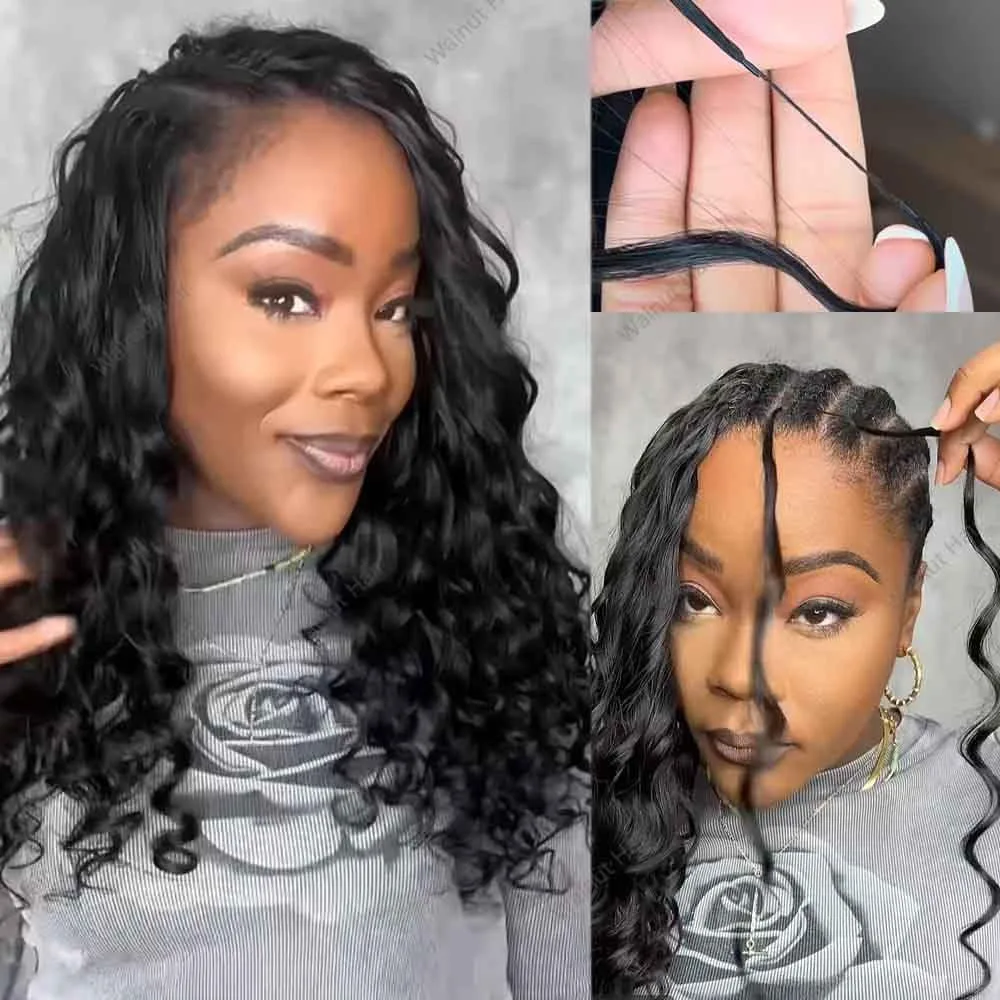 Body Wave Miracle Knots Crochet Human Hair For Braiding Boho Braids 100% Raw human hair Extensions Feathered Human Crochet Hair 3