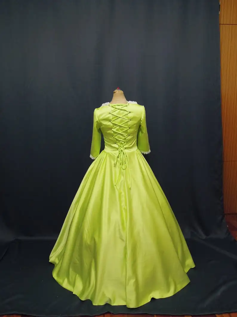 green emerald velvet dress Amber Dress Pine Green-L / PINE GREEN main image 1