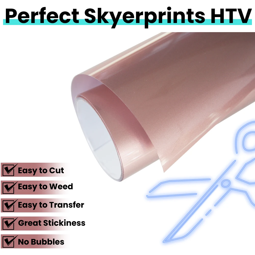 Pu Heat Transfer Vinyl 1 Roll 30.5cmx20cm T-shirt Iron On Printing DIY