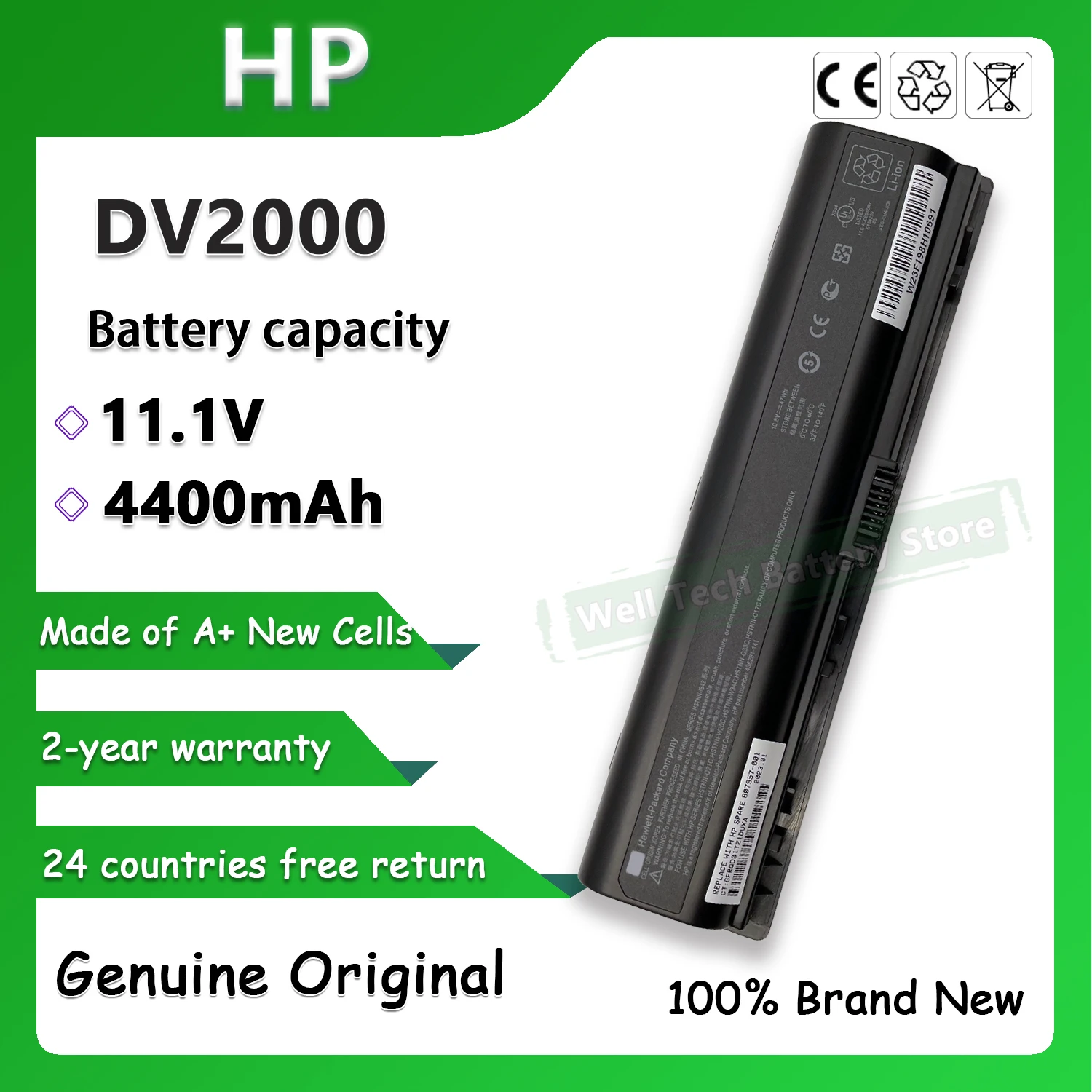 

Оригинальный новый аккумулятор DV2000 для ноутбука HP Presario A900 Presario C700EM Presario C700ET Presario C700LA Presario C700