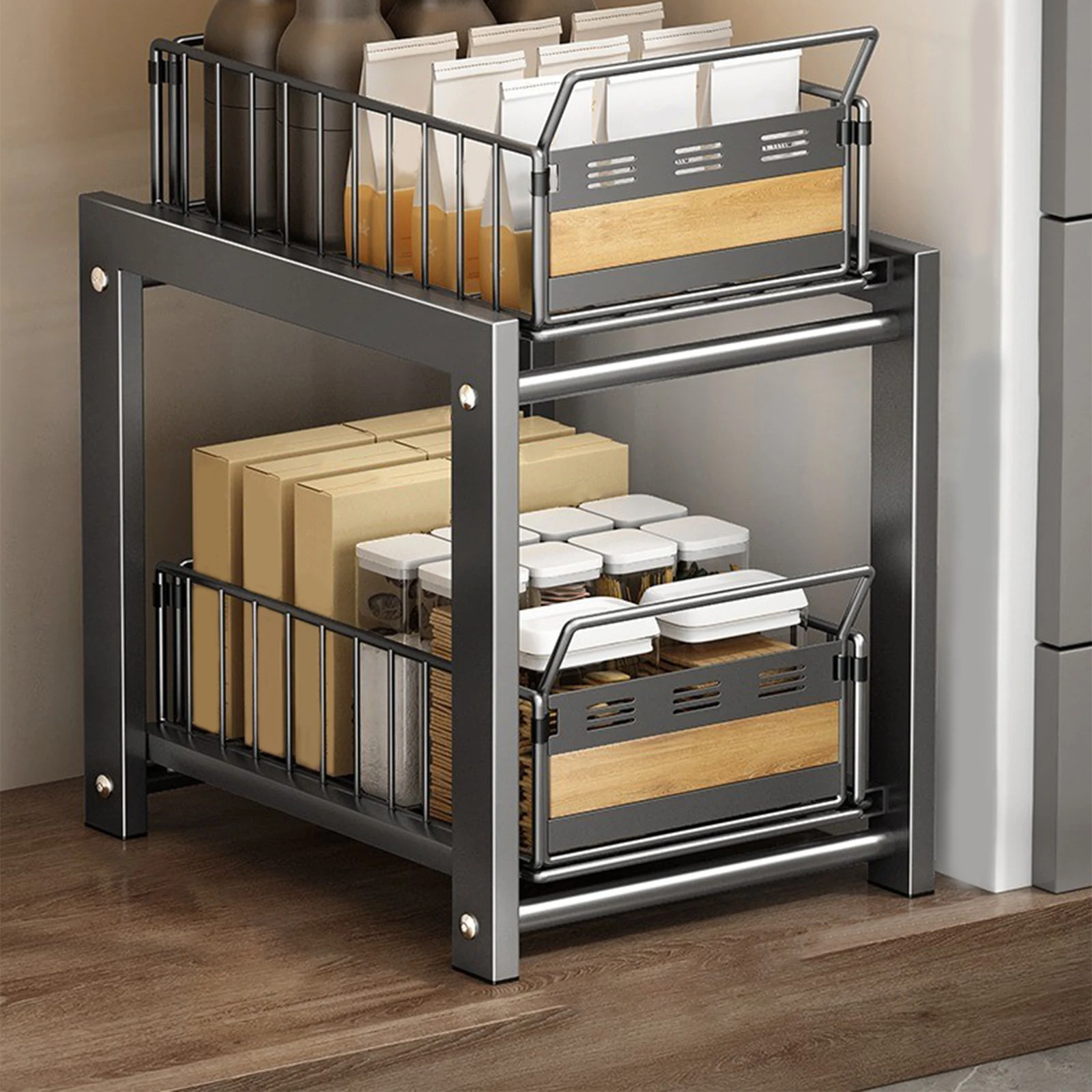 Yksityiskohtainen hyllyrakenne