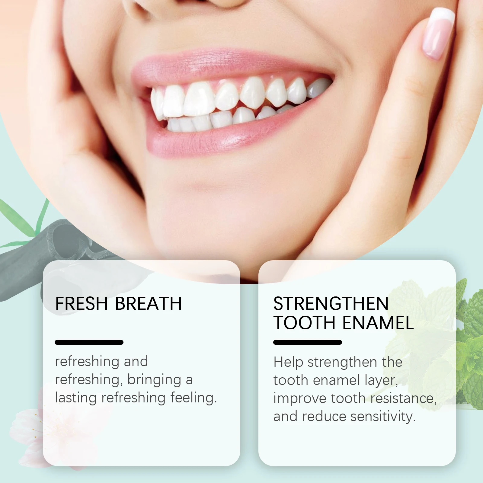 Tooth Powder Oralhoe Solid Toothpaste Tablets for Deep Cleaning of Teeth Oral Care Yellow and Dirt Cleaning Portable Toothpaste Tablets