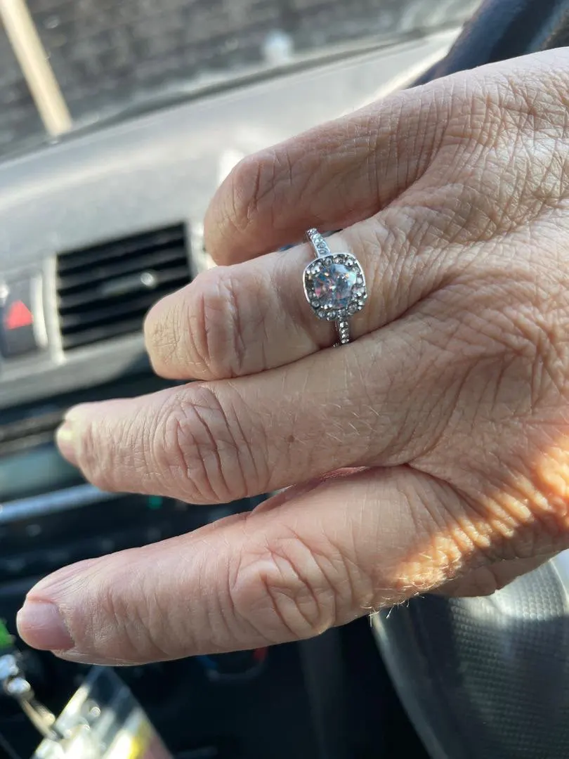 Classic Silver Color Wedding Rings photo review