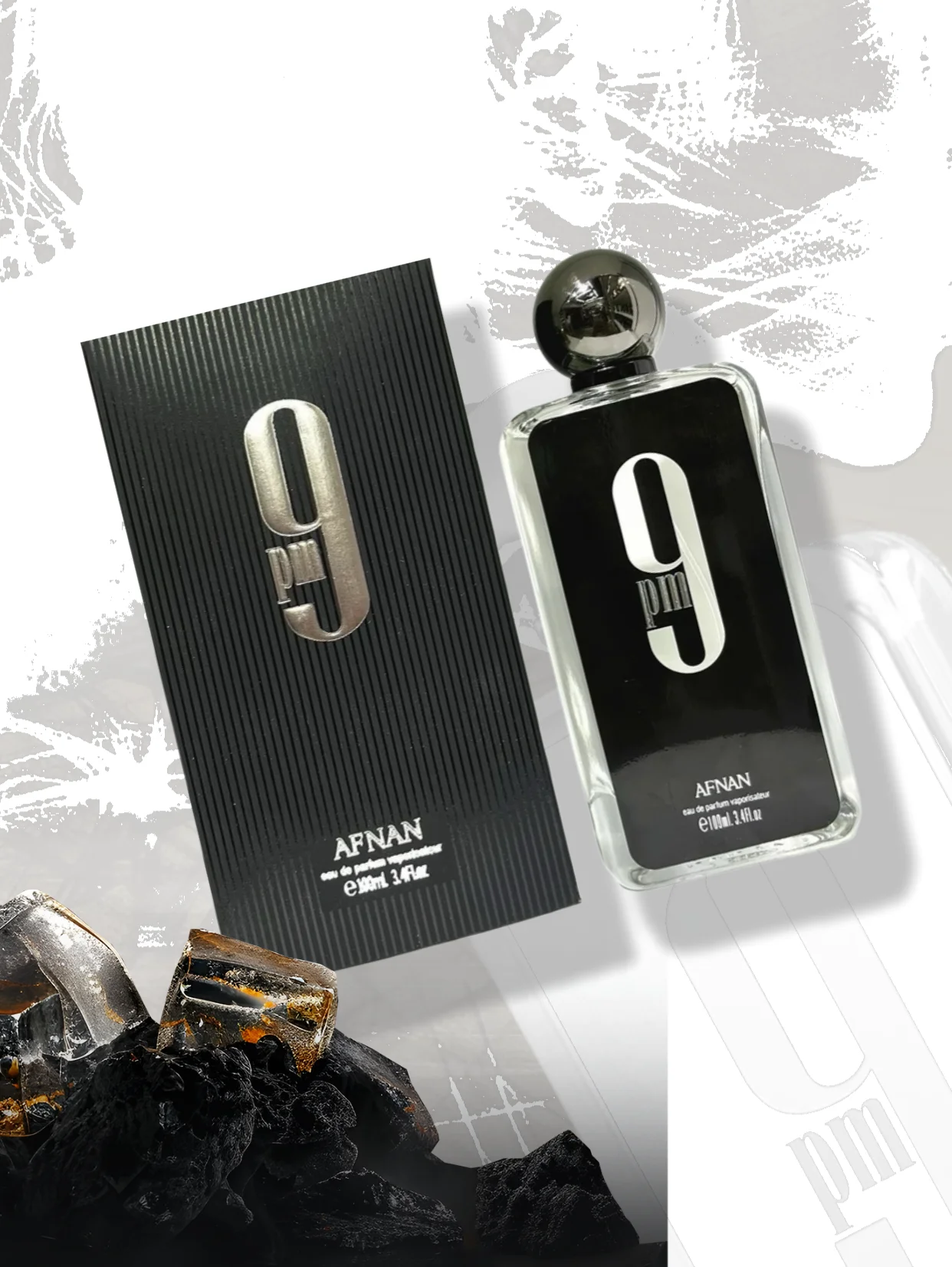 Afnan 9PM Eau de Parfum 100ml – Warm Vanilla, Amber & Tonka | Long-Lasting Masculine Fragrance for Night Out, Date & Special Ev view 3