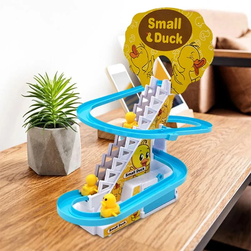 Childrens Duck Stair Climbing Toy with Music