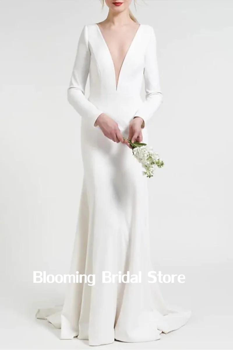 

Женское платье с длинным рукавом, V-образным вырезом