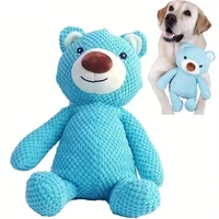 Bear Animals Shape Dog Plush Toys Dog Sound Squeaky Toys  Pet Soft Plush Chew Molar Training Toy Teeth Dental Toys Pet Supplies 1