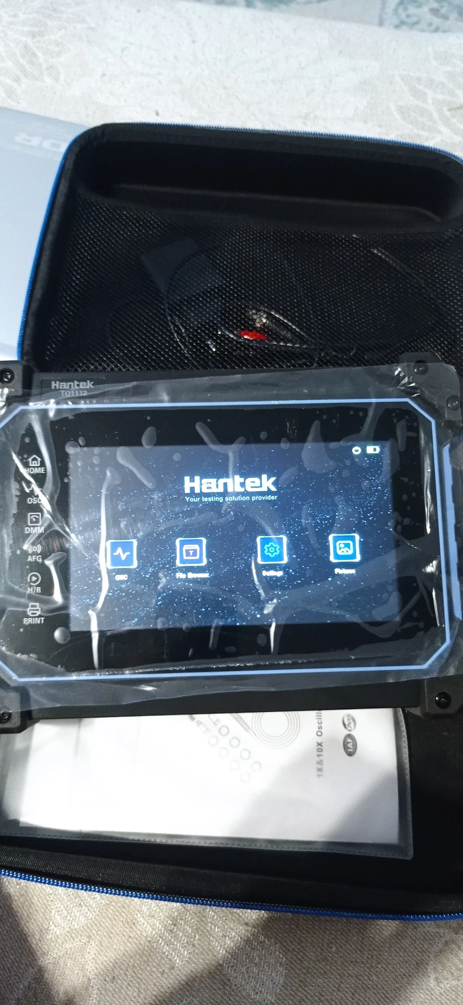 Hantek TO1112D Touch Screen Digital Oscilloscope 2 Channels 110MHz Portable USB Oscilloscopes Signal Source Multimeter photo review