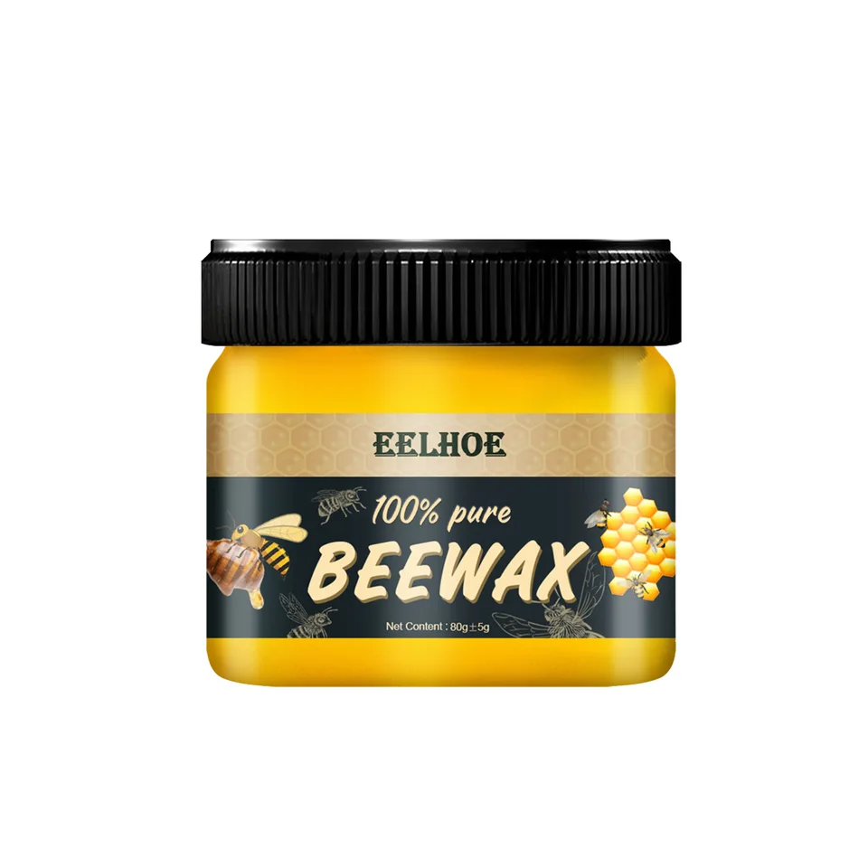 Natural Beeswax Wood Furniture Polish and Repair Wax