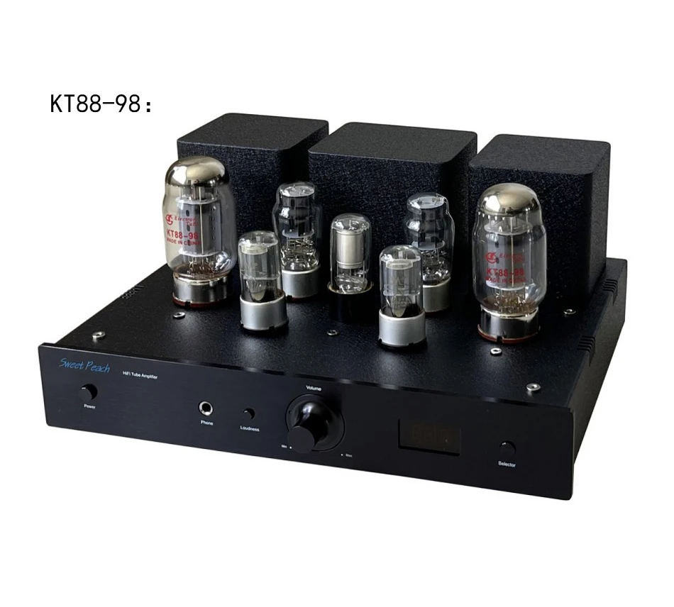 XiangSheng Sweet Peach SP-KT88PRO Tube Amplifier HIFI EXQUIS Signal-Ended KT88 EL34 6550 Triode Lamp Bluetooth Amp SPKT88-PRO