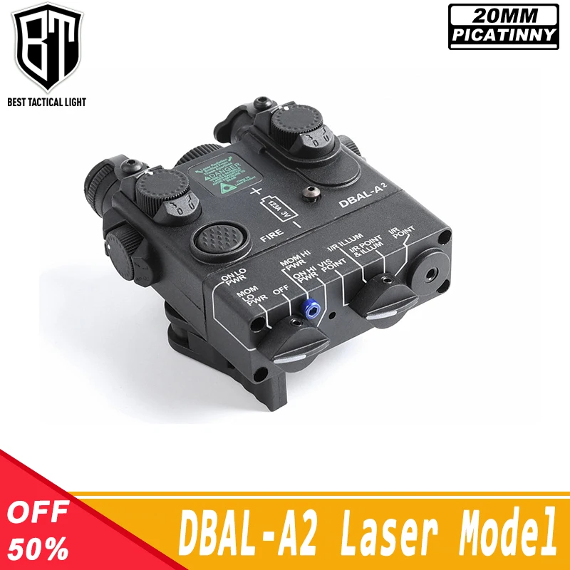 

DBAL-A2 Tactical No Function Dummy Laser Box Battery Hunting Weapon Scout Accessory Airsoft Decorative Fit 20mm Picatinny Rail