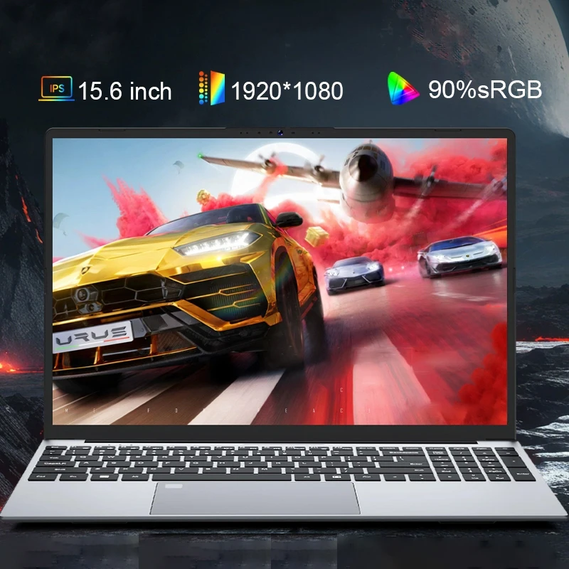 New Ultra Slim Laptop 15.6" 16GB RAM 2TB SSD Intel i9 10980HK/9900 Gaming PC 1920*1080 IPS Windows 11 Office Study Computer PC 4