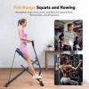 MERACH R07 Squat Machine 2in1 Squat Rowing Machine Easy Setup Foldable Exercise Equipment Glute Trainer Machine Glutes Leg Home Fit