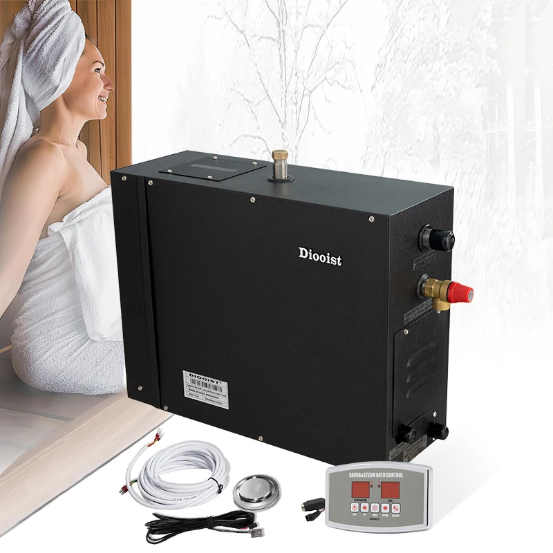 

Diooist 6KW Sauna Equipment Steam Shower Generator For Wet Steam Sauna Steam Bath Machine Steamer For Sauna Room