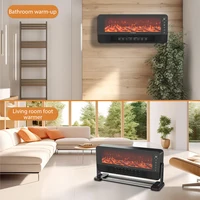 2000 Вт напольный каминный обогреватель, настенный имитация пламени, камин с дистанционным управлением, новый обогреватель, настольный обогреватель, теплый вентилятор — изображение 4