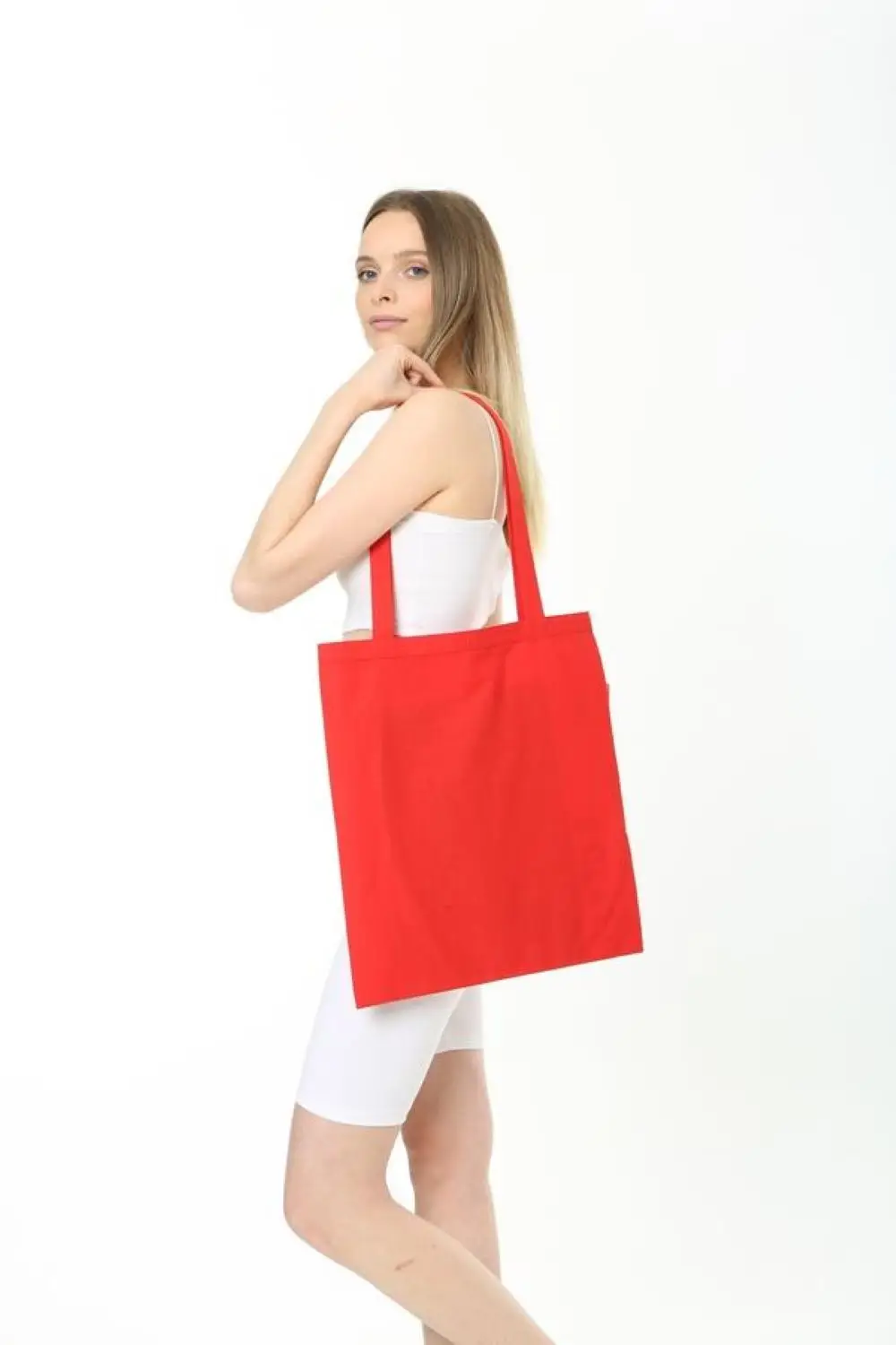 Summer Fashion Trend Large Capacity Shoulder Fabric Cotton Tote Reusable for Women  Beach Bags Shopping