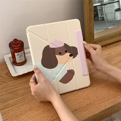 Adorable Cartoon Puppy Tablet Protective Cover - IPadPro2024 - 11inch (CA101)