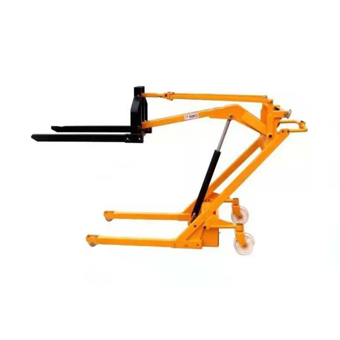Hand Lift Truck Crank Arm Portable Electric Forklift Hydraulic Small Fully Automatic Loading And