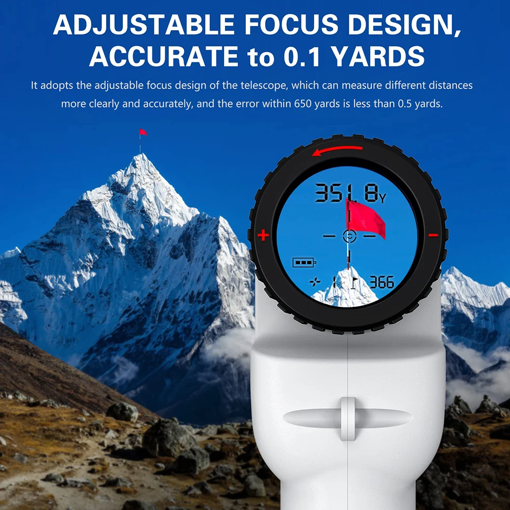 Golf Laser Rangefinder for Hunting 1800M 600M Golf Range Finder with Flag Lock Slope Pin Laser Distance Meter Range Binoculars