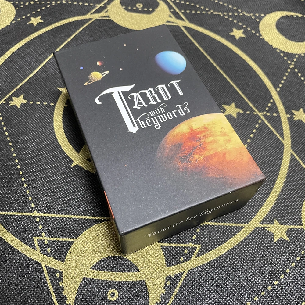 338g Dnd Tarot Big Size High Quality Mysterious Affirmation Cards Board Deck English Version