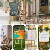 1.5m Artist Easel,Portable Adjustable Wooden Sketch Easel Sketch Drawing For Artist Art Supplies Stand,A-Frame Easel 8