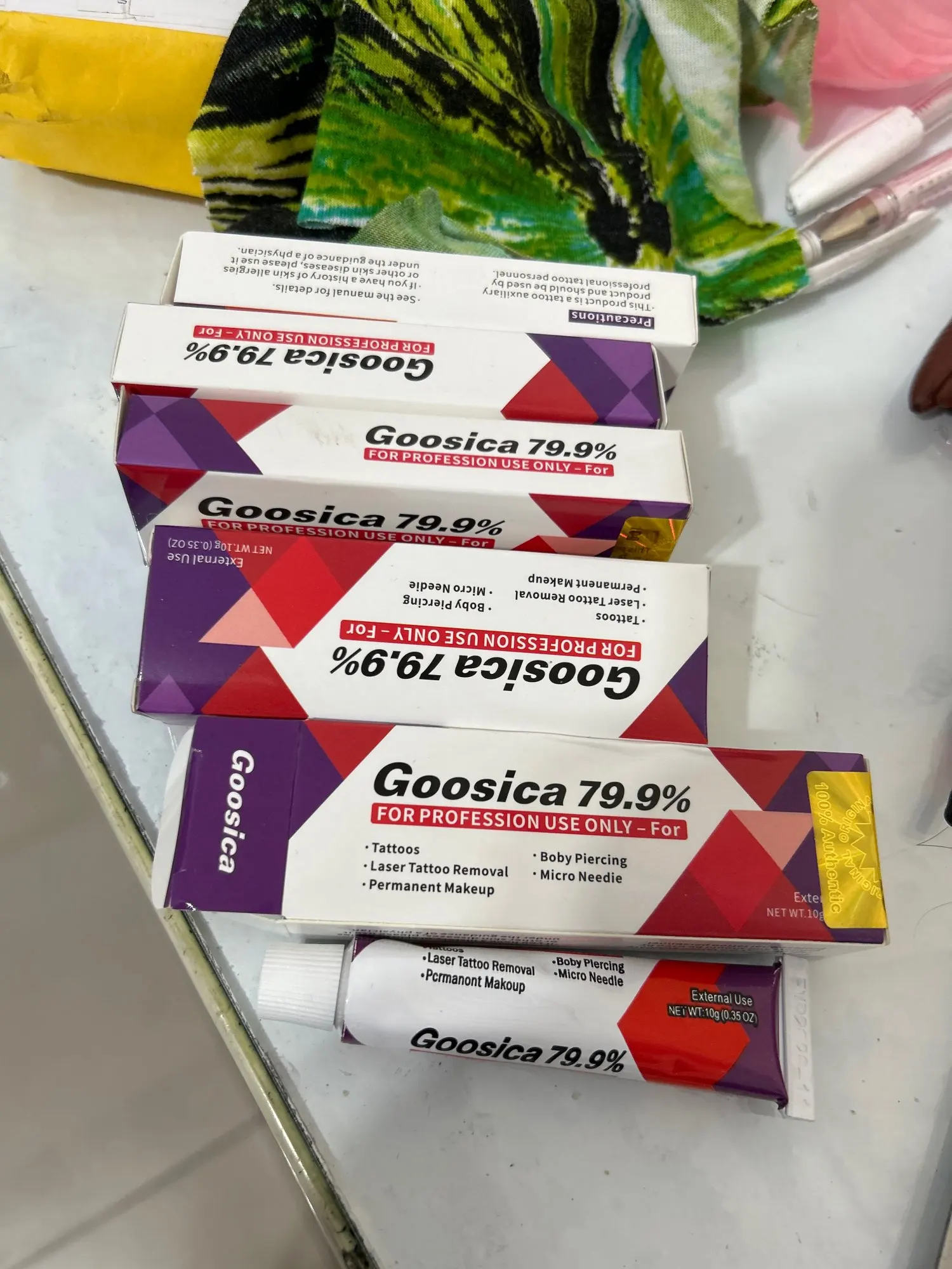 Pommade anesthésiante Goosica originale à 79,9 % pour microblading, maquillage permanent, tatouage, peau et corps photo review