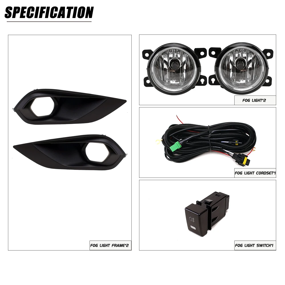 FOG パッチ おまけ付き For Isuzu D-Max Dmax 2021-2022 Bumper light Front fog lights