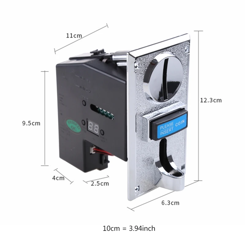 Multi Coin Acceptor Electronic Roll Down Selector Mechanism For Vending Machine Arcade Game Ticket coin acceptor