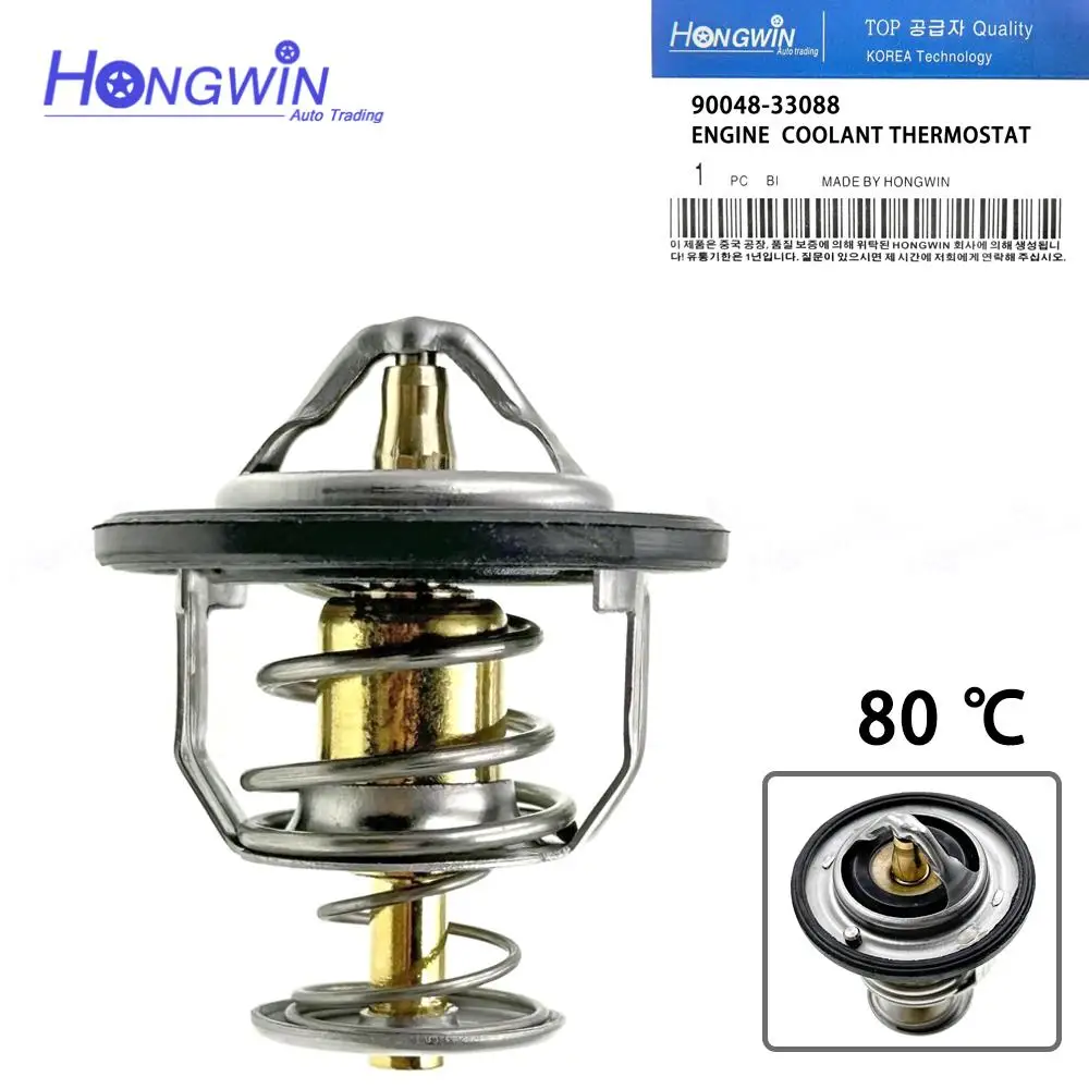 90048-33088 Coolant Engine Thermostat Fits Toyota Rush F700 Avanza F601R Perodua Myvi 1.3CC 2005-2012 90048 33088,9004833088