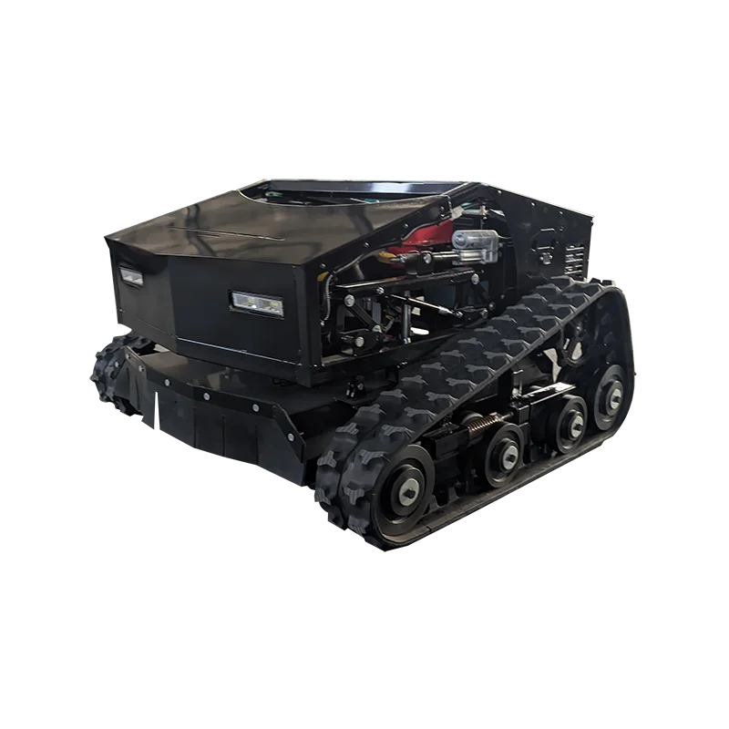 Self Propelled Robotic Lawn Mower Garden Crawler Powerful Gasoline Remote Control Grass Cutter customization 3