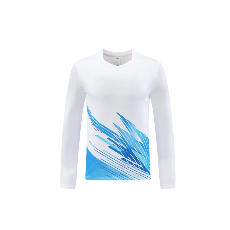 Autumn Long Sleeve Table Tennis tshirt V-neck Unisex Badminton Jersey Men Women Kid Ping Pong Pickleball Shirt Apparel Clothes sport t shirt,badminton table tennis clothes set