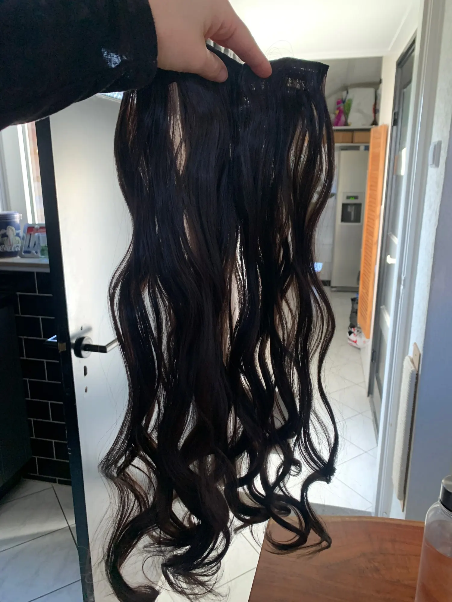 Lisix Synthetic Clip In Hair Extensions (5 Clips) photo review