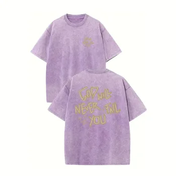 320g Heavy Washed Vintage Oversized T-Shirts Street Hip Hop Punk T Shirt Women Casual Cotton Short Sleeve Tee top 4