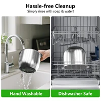 Электрическая мясорубка 2,5 л, 300 Вт, 11000 об/мин, 3-скоростной кухонный комбайн с 4-лезвийным S-ножом, для мяса/овощей/орехов, детского питания — изображение 5