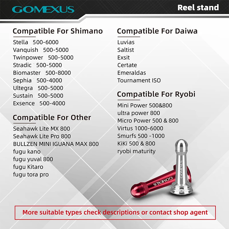 Фото Стойка для безынерционной катушки Gomexus R1 для Shimano Stradic FL Stella Daiwa Luvias 19 Certate LT 1000-4000 Защитные катушки держатель для спиннинга держатель для удочки №5