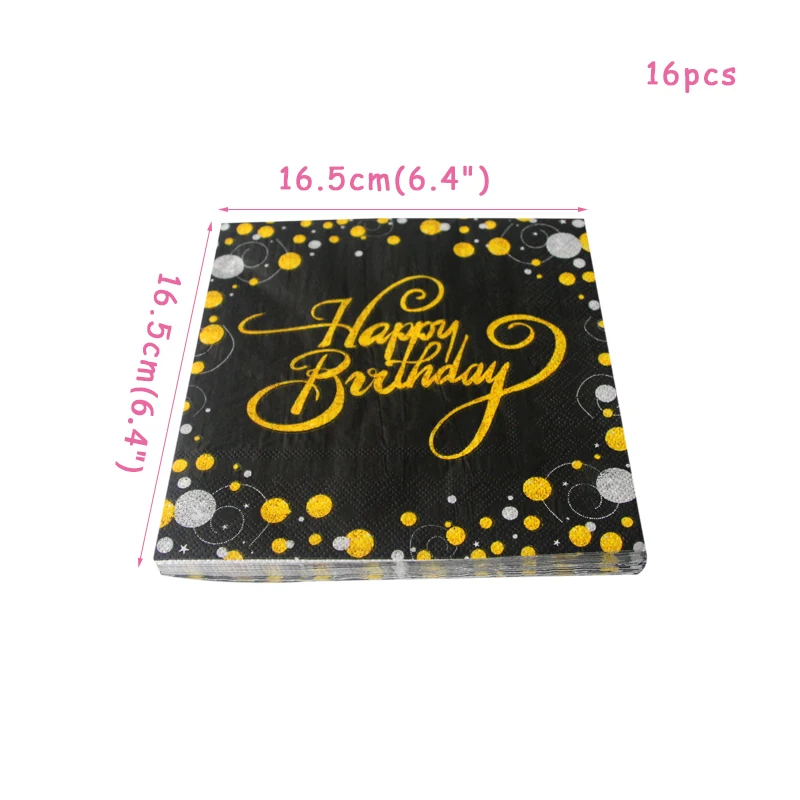 Disposable Tableware 30 40 50 60 Years Anniversary Party Set