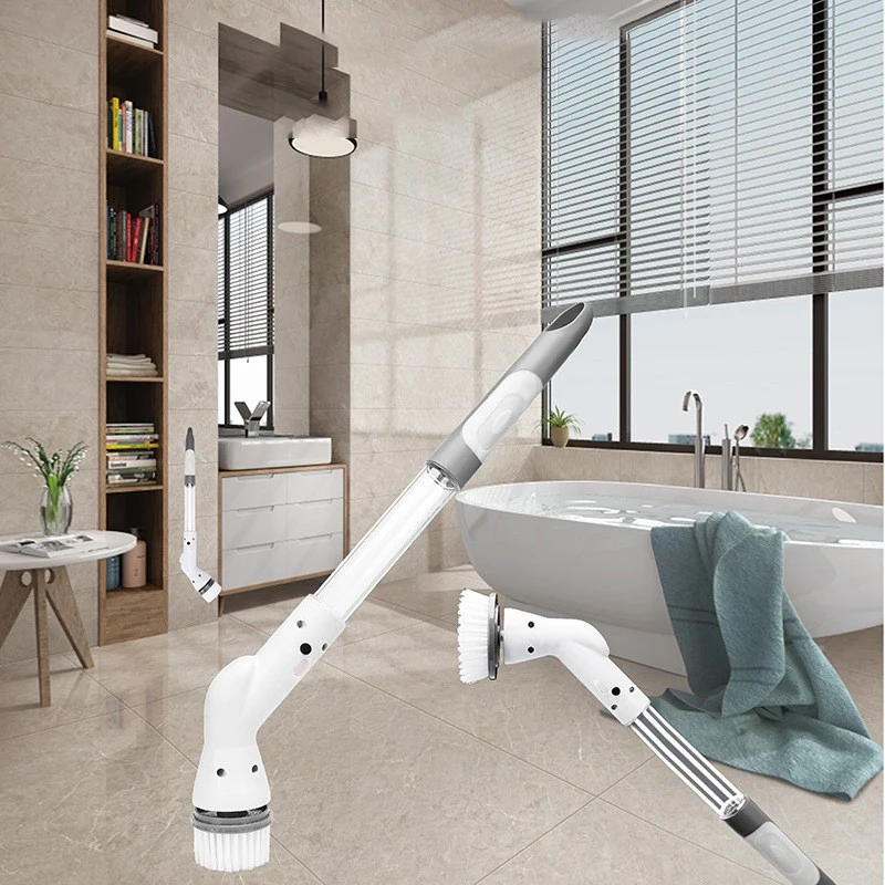 Electric Cleaning Brush – Wireless Spin Scrubber for Kitchen & Bathroom Electric Cleaning Brush | Tuzkuz Retails
