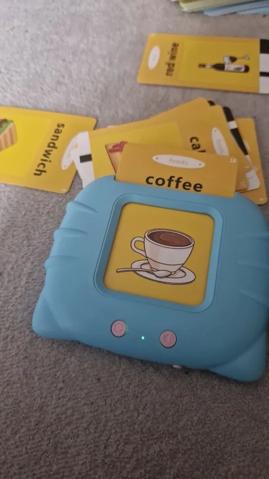 Talking Flashcards Toy - Preschool English Audio Learning Machine for Kids photo review