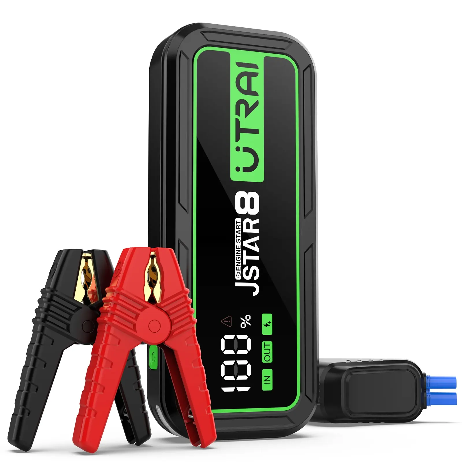  UTRAI Portable Car Jump Starter, 3000A Peak 74000mWh Jump  Starter Battery Pack for Up to 10L Gas and 8L Diesel Engines 12V Car  Battery Charger Jump Starter Portable Power Bank with