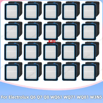 Compatibile con Electrolux Q6 Q7 Q8 WQ61 WQ71 WQ81 W3N5 Ricambi e accessori per filtro antipolvere fine e filtro di emissione