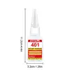 Effectively splicing hand tools, quickly repairing multifunctional 401 glue, and instantly dry repairing strong glue. 6