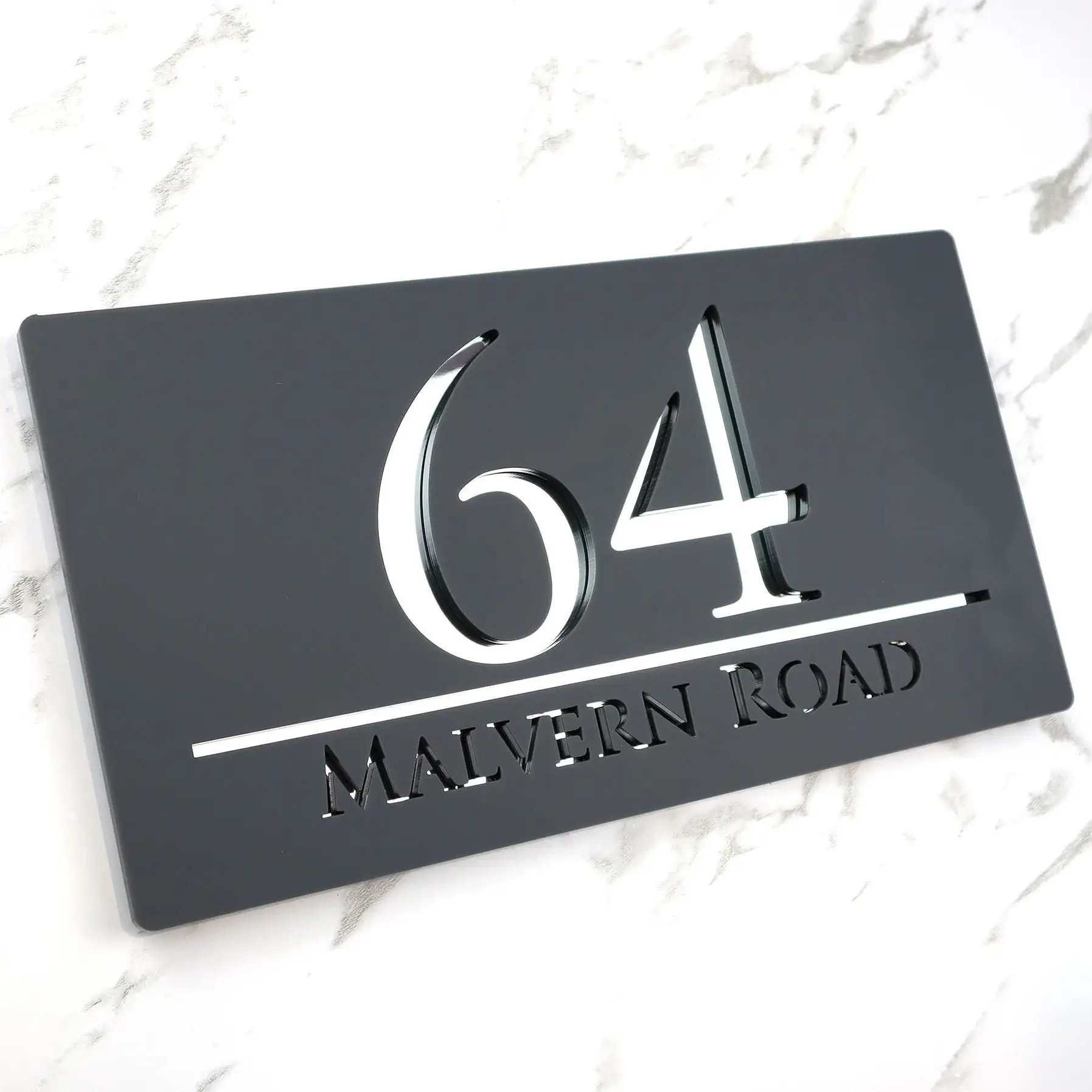 

House Signs Door Number House Address Numbers Modern Floating House Number Sign Custom Matt Acrylic House Numbers Bespoke Plaque